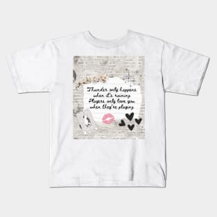 Dreams Stevie Nicks Fleetwood Mac Lyrics Kids T-Shirt